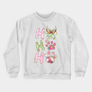 Ho Ho Ho Merry Christmas Paws Crewneck Sweatshirt